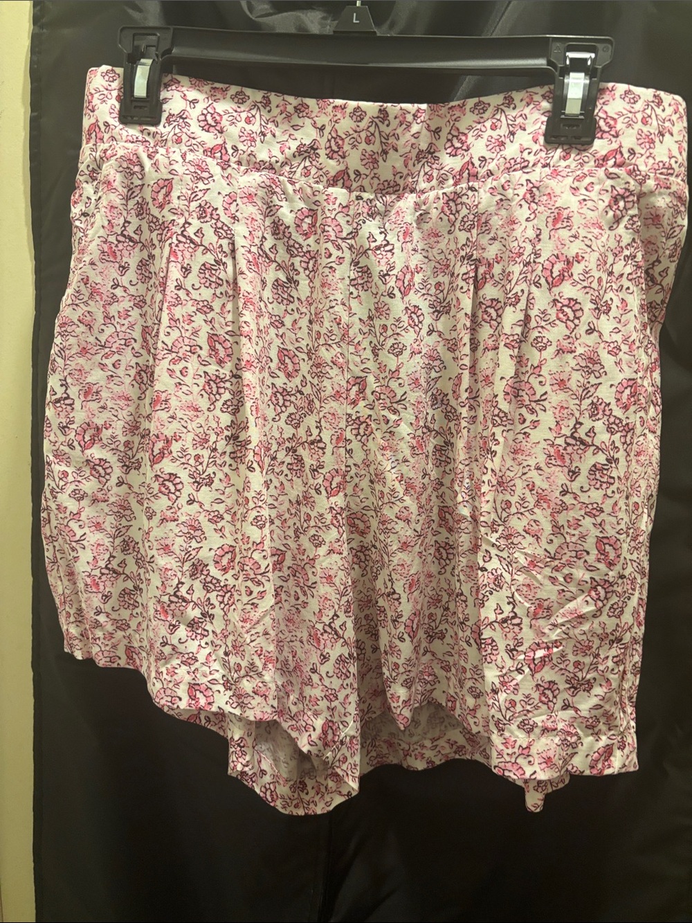 torrid White & Pink Floral High Waist Shorts